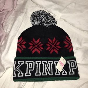 PINK beanie